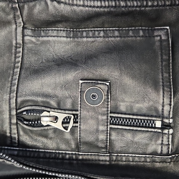 David Outerwear - Faux Leather Jacket - Picture 3 of 4